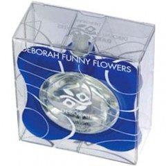 Funny Flowers Dark Blue