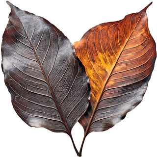 Обугленные листья